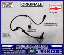 SENSORE ABS ANTERIORE DESTRO = SINISTRO + CONNETTORE RENAULT CLIO 4 12-19