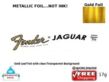 Fender Jaguar Guitar Decal