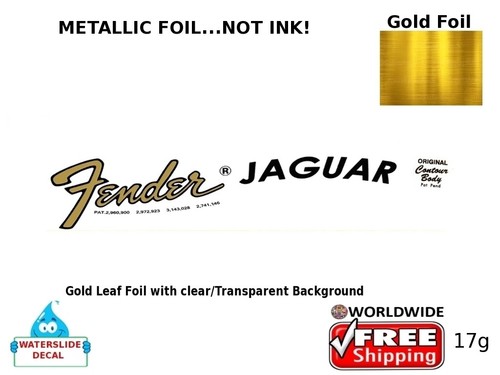 Fender jaguar guitar decal - guitar,