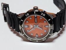 orologio automatico seiko 5 quadrante arancione day date