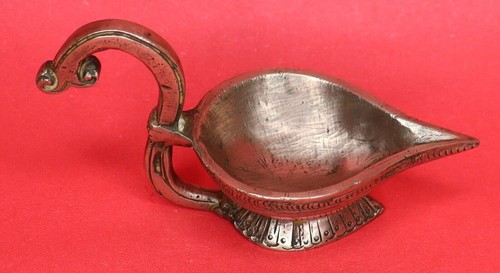 Traditional oil wick lamp diya - oil,