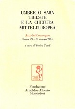 Umberto saba trieste la - saba, e