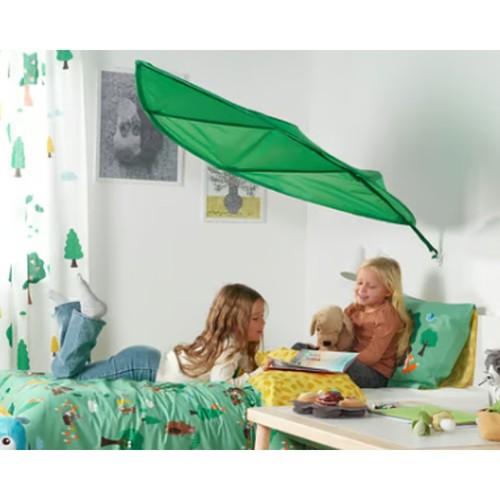 Löva tettoia letto verde - tettoia,