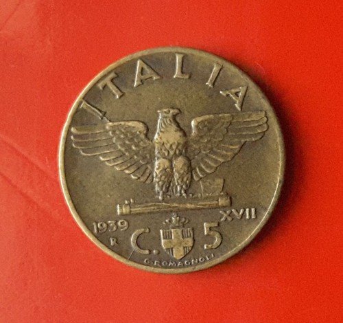 Centesimi 1939 errore 3 - centesimi,