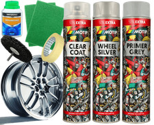 SET PROFESSIONALE PER IL RINNOVAMENTO E LA VERNICIATURA DI CERCHI XXL ARGENTO 
