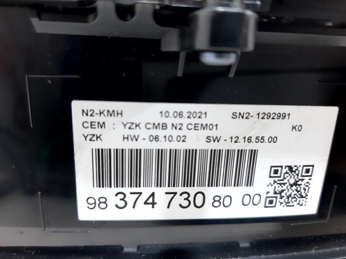 9837473080 quadro strumenti