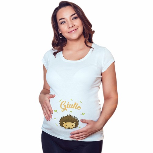 Maglia premaman grafica