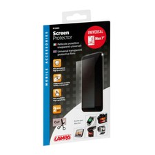 2X PELLICOLA TRASPARENTE IN PET PER CELLULARE NAVIGATORE UNIVERSALE 17X10CM LAMP