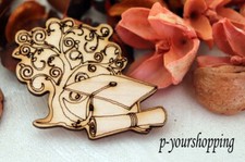 30 Albero della vita laurea cappello con pergamena tocco bomboniera segnaposto 