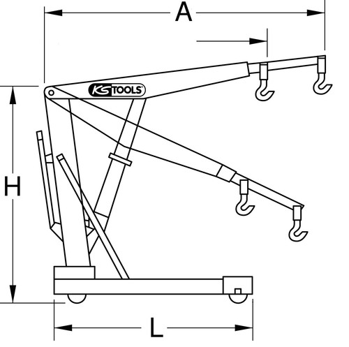 Tools pieghevole gru - pieghevole,