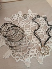 Set collana + anello + 9 bracciali