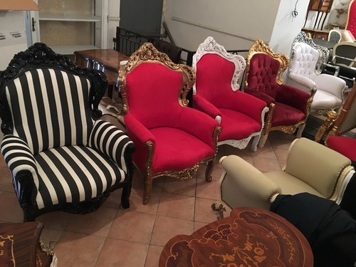 Poltrona trono stile - trono, in
