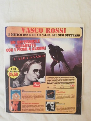 Vasco rossi promo - rossi, l'alba