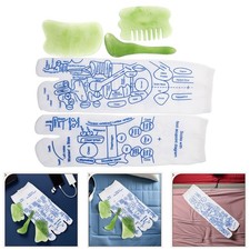  1 Set Calze Massaggiatore Punta Pressione Piedi Donna Riflessologia Digitopressione Terapia