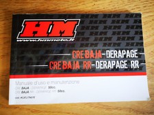 libretto istruzioni in italiano moto HM Baja 50cc