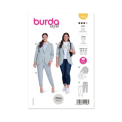 Burda 5935 misses abito - burda, cucito