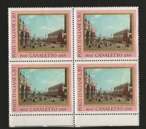 Francobolli italia canaletto - italia,
