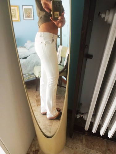 Pantaloni donna push - up, vita