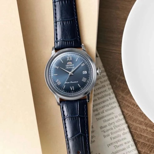 Orient bambino navy blue dial - blue,