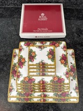 Royal Albert Old Country Roses set tovagliette e sottobicchieri in melamina ottime condizioni