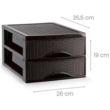 Cassettiera organizer effetto - cassettiera,