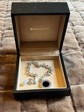 BULGARI SILVER KEYCHAIN IN