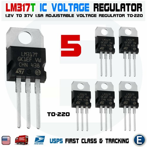 5pcs lm317t lm317 regolatore - 5pcs,