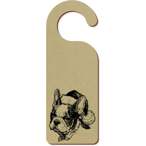 French bulldog wearing - 'french, santa
