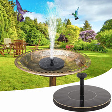 Pompa a Fontana per Uccelli a Energia Solare Con 6 Ugelli per Vasche per Uccelli