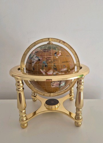 Mappamondo vintage pietra - mappamondo,