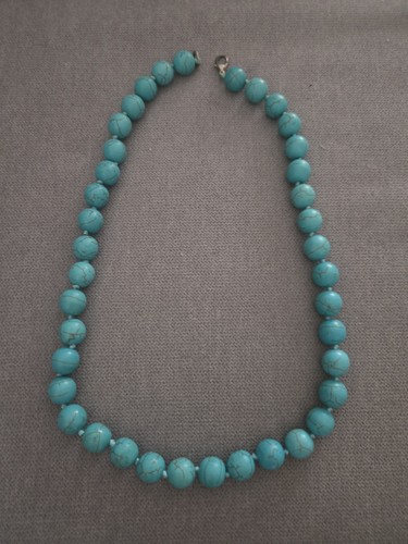 Collana pasta turchese - collana,