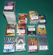 TRADING CARDS ANNI 90 SERIE COMPLETE MARVEL DC COMPLETE SETS