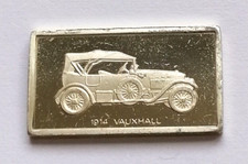 LINGOTTO ARGENTO 1,6 GR 925/1000 COLLEZIONE AUTO D' EPOCA VAUXHALL 1914