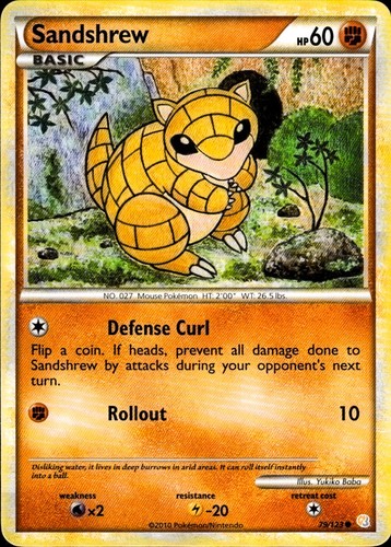 Sandshrew 123 heartgold - 79/123,