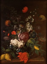 Dipinto antico Natura morta