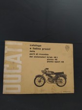 DUCATI brisk 48 1 piuma sport 48 catalogo e listino prezzi ricambi epoca