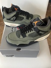 Undefeated Jordan 4 Retro 2025 IB1519-200 NUOVO taglia 11 fondo di magazzino