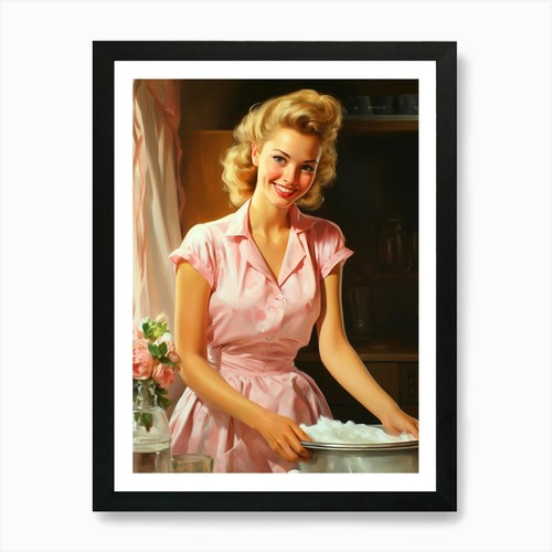 Stampa artistica ragazza - , pin
