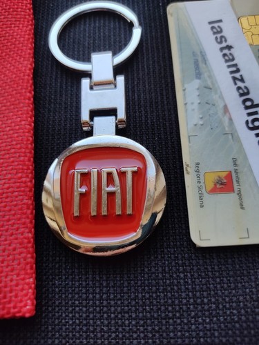 Fiat portachiavi stemma logo - fiat,
