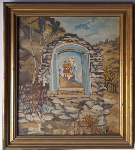 Arte naif santella montagna - santella,