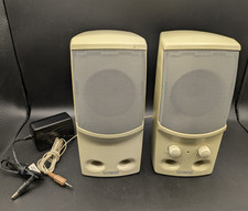 Creative Cambridge SoundWorks Sistema di altoparlanti multimediali SBS52 con caricatore. Funziona!