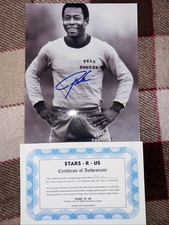 Foto 8x10 Pelè autentica