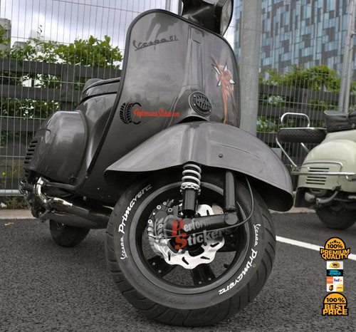 Tire lettering for vespa - for,
