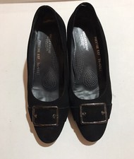 Scarpe da donna con tacco medio 36,5 usate VALLEVERDE PRESTIGE nera scamosciata