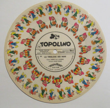 Flexidisc 78 giri Moviton Topolino-LA TIROLESE DEI NANI-PAPERON DE' PAPERONI