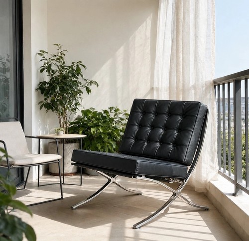 Sedia barcellona premium nera - sedia,