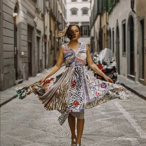 Abito midi anthropologie - midi,