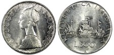 ITALIA Argento 1959 R 500 Lire