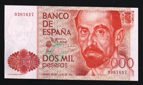 Spagna 2000 pesetas 159 1980 - spagna,