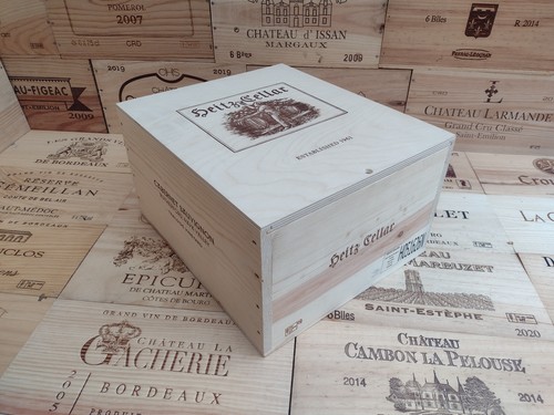 Cassetta porta vino - in, legno